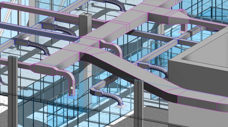 Revit MEP HVAC Ductwork lay out, Supply & Return Duct / Diffusers